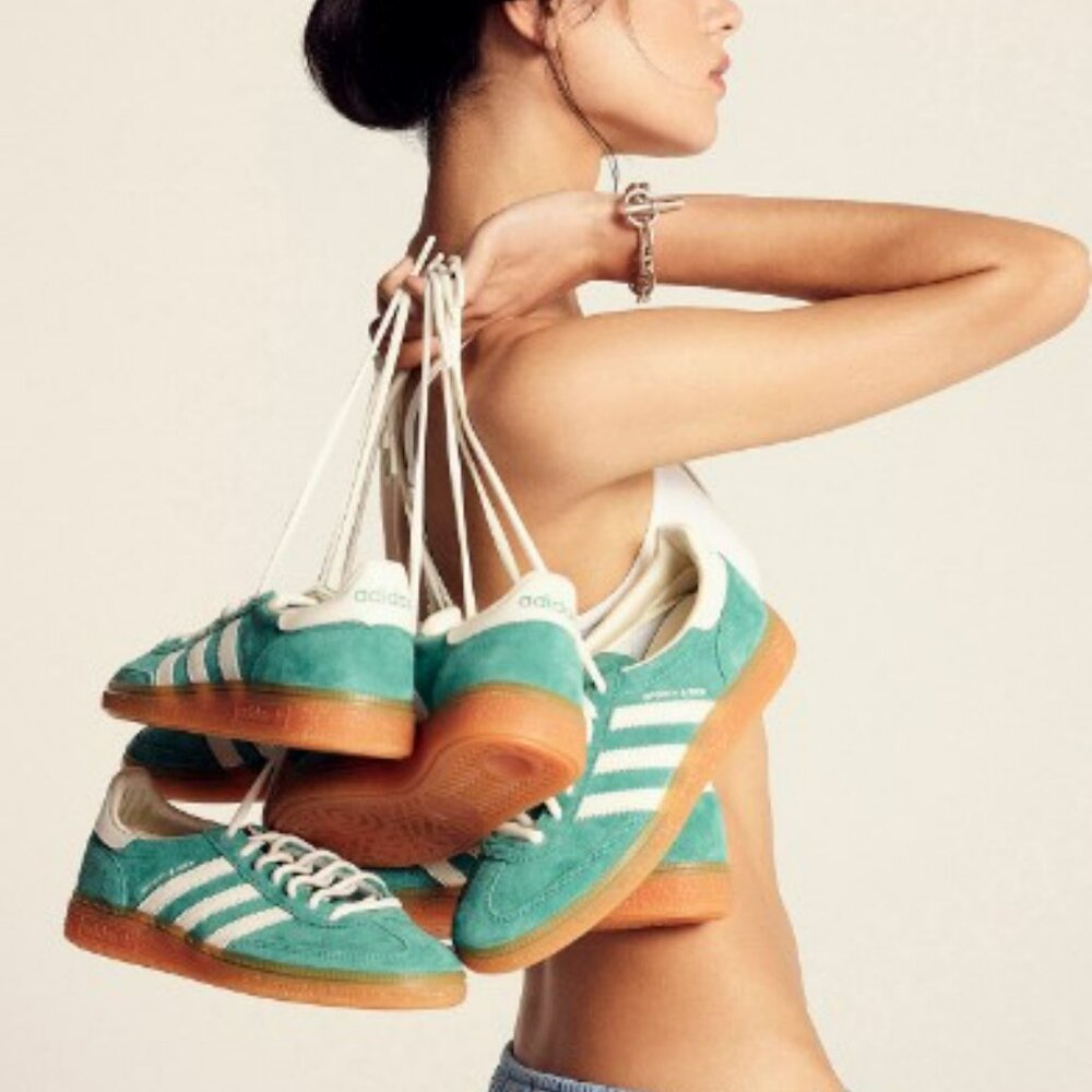 Sporty & Rich x Adidas Hardball Spezial Teal - (W 8.5) Never Worn